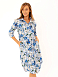 Платье-халат "Натали" Голубой арт.к3259г